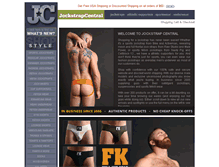 Tablet Screenshot of jockstrapcentral.com